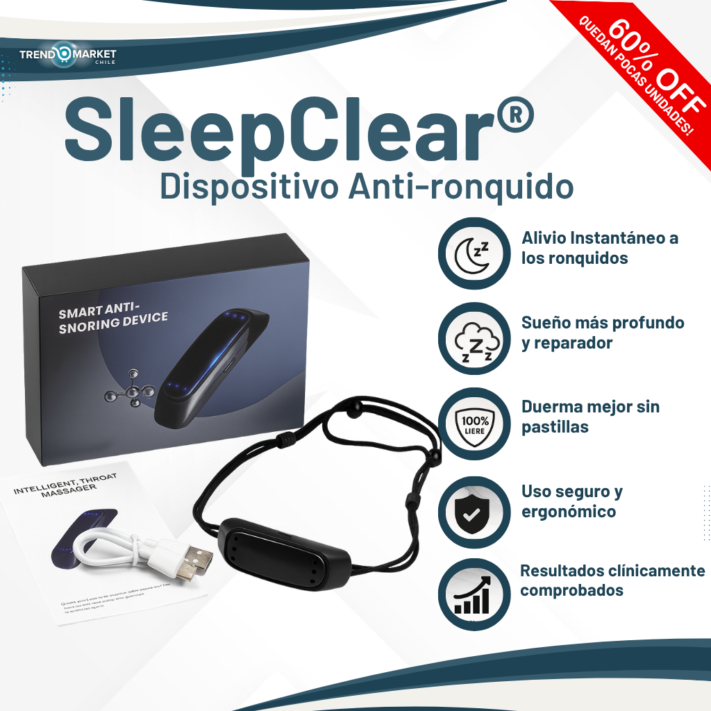 SleepClear ®| Dispositivo Anti-Ronquidos