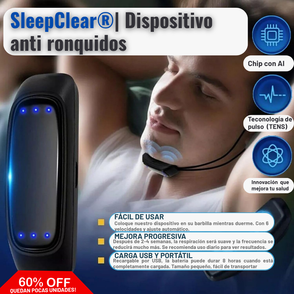SleepClear ®| Dispositivo Anti-Ronquidos